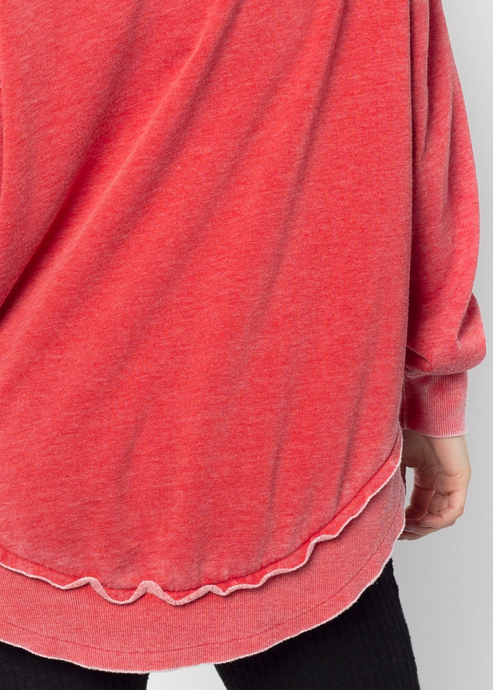 Ohio State Buckeyes Women's Top of the Class Burnout Crewneck