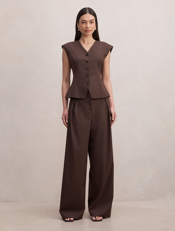 Orla Overlap Pants Forever New