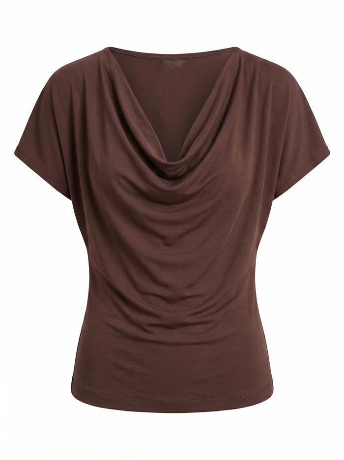Phoebe Draped Cowl Top Forever New