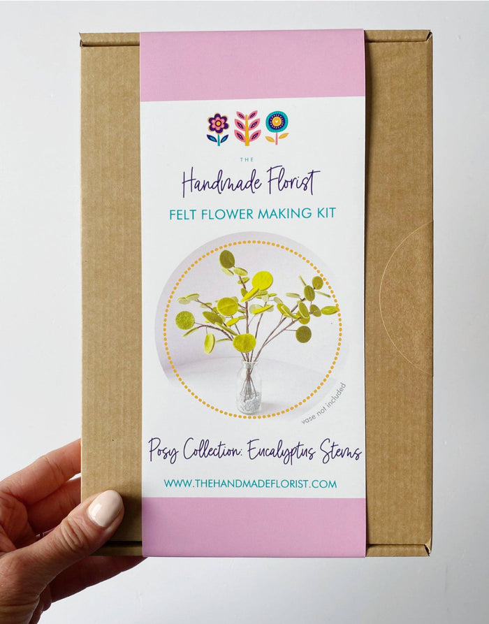 Posy Collection: Eucalyptus Stems Felt Craft Kit, The Handmade Florist