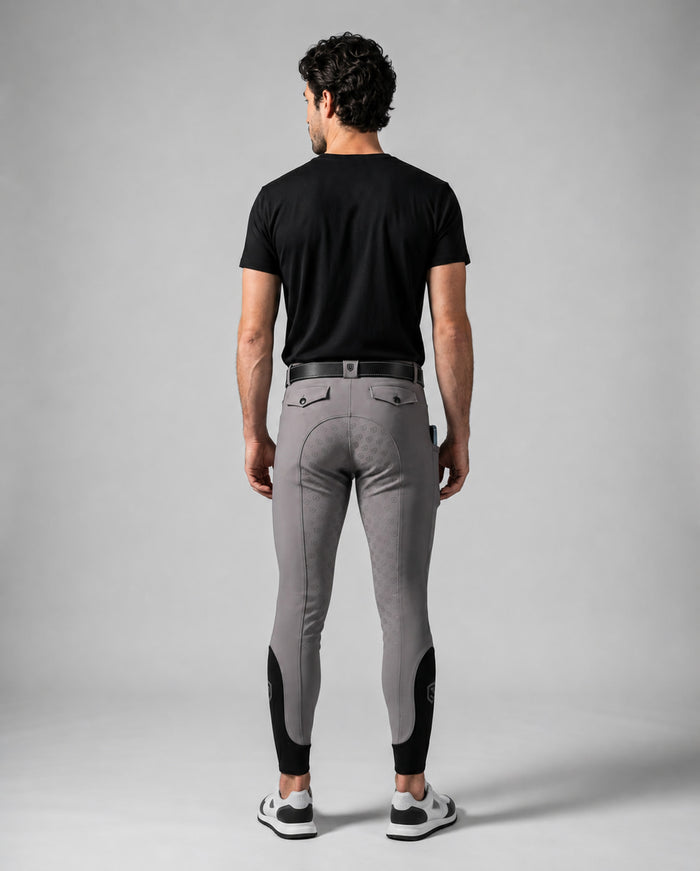 Reithose Luca Full Grip volcanic glass