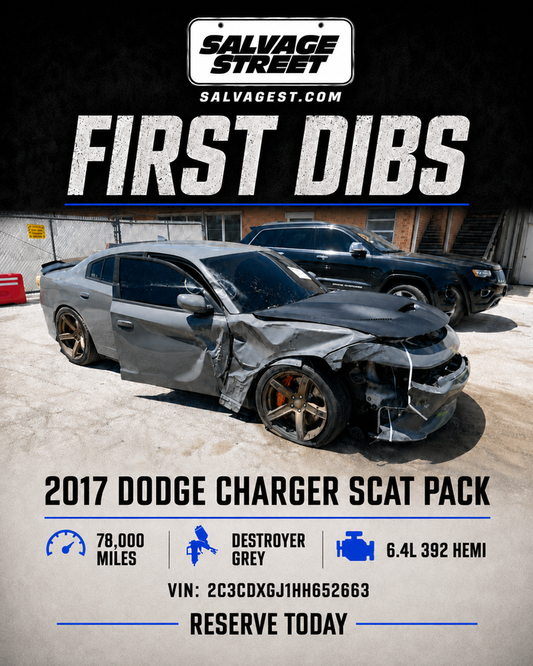 Reservation for Seat Set from 2017 Charger Scat Pack