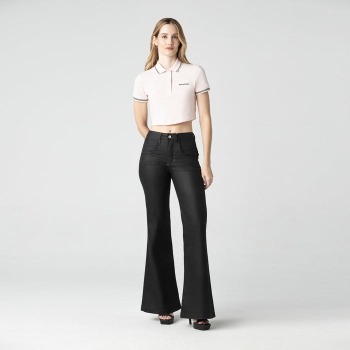 REXI CROP TOP WOMEN ROSE QUARTZ