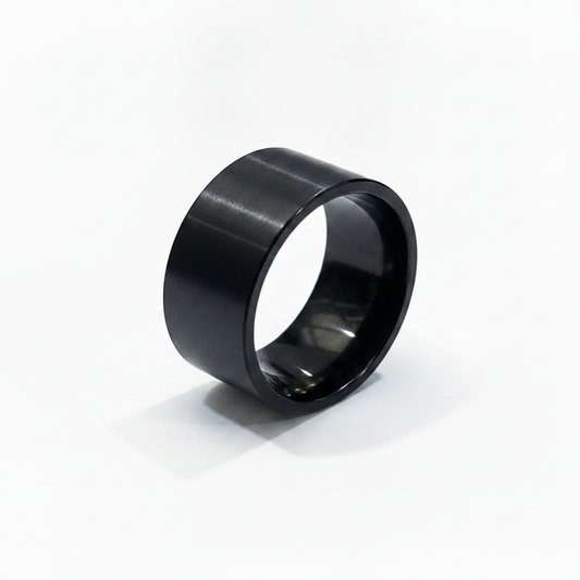 Roll Black Steel Ring — CRUX