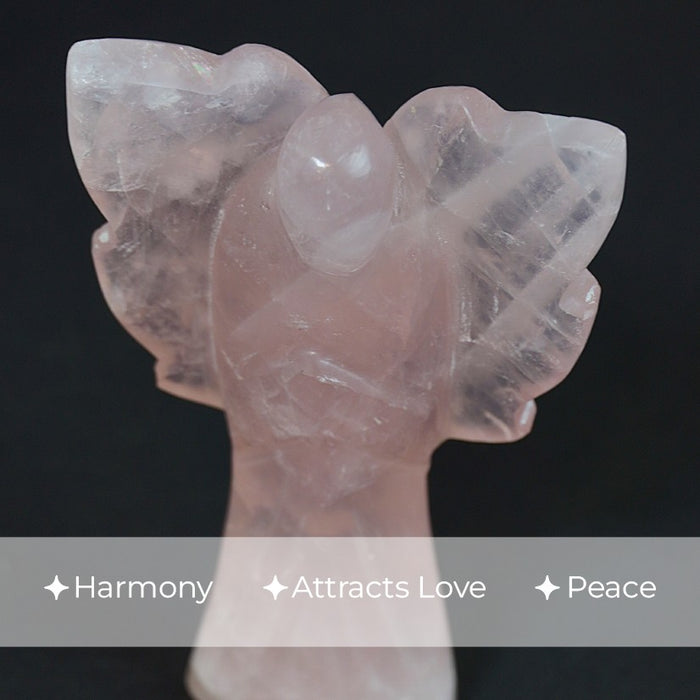 Rose Quartz Angel – Divine Love, Emotional Healing & Heart-Centered Energy