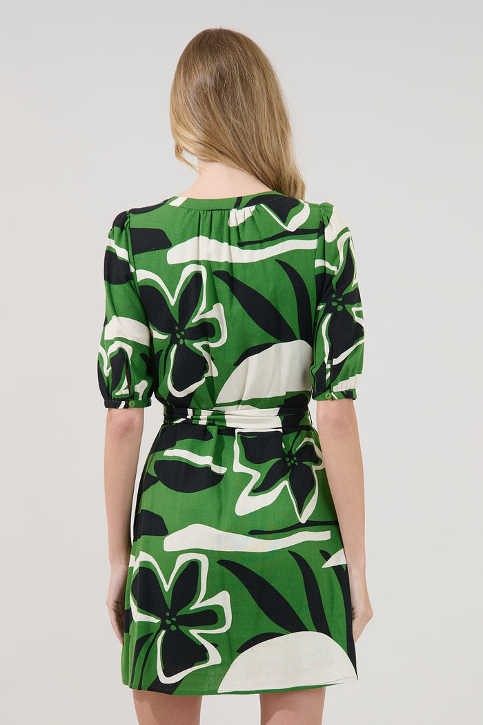 Samrie Shift Mini Dress Rainforest