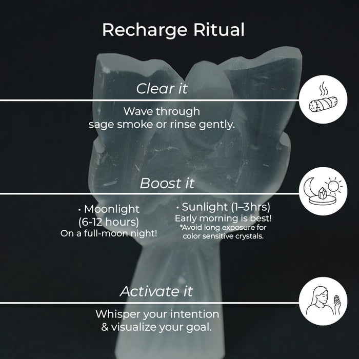 Selenite Angel – Divine Light, Cleansing Energy & Higher Guidance