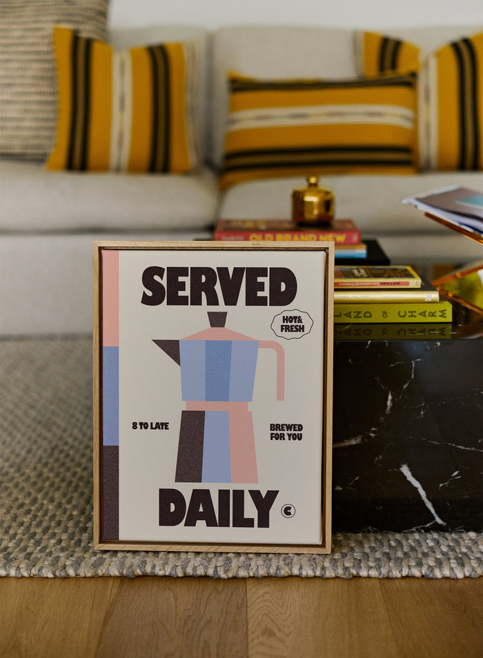 Served Daily, Poster