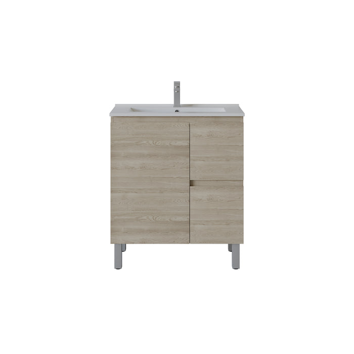 Slim Freestanding Vanity with Legs 750*360*860mm