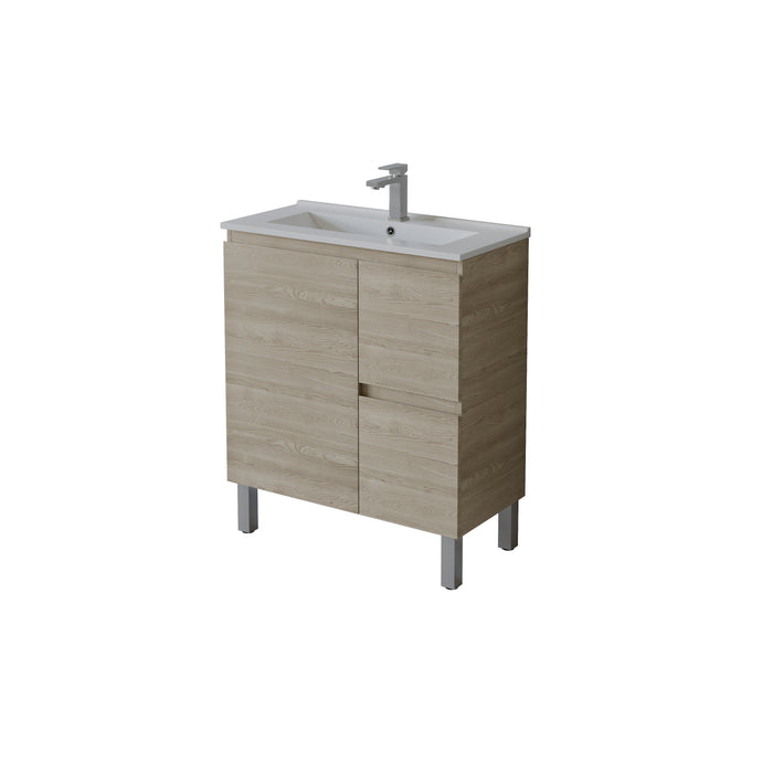 Slim Freestanding Vanity with Legs 750*360*860mm
