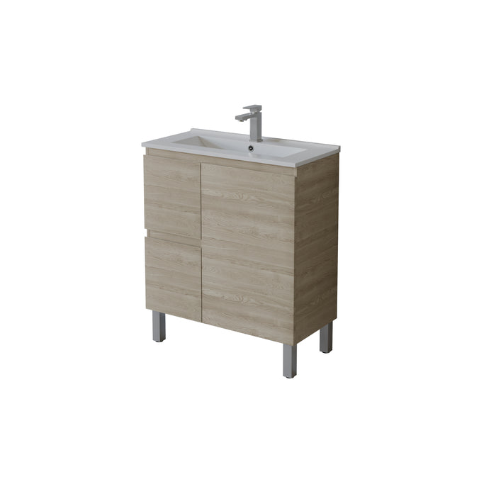 Slim Freestanding Vanity with Legs 750*360*860mm