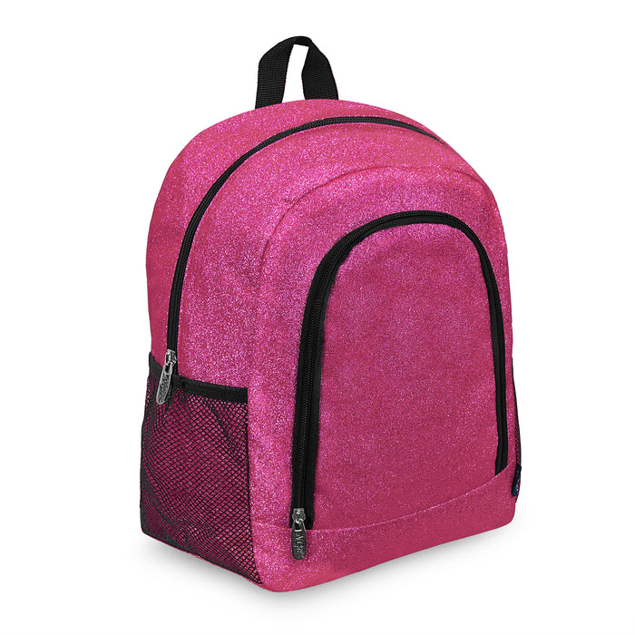 Small Size Hot Pink Glitter NGIL Backpacks For Dance and Cheer Competition
