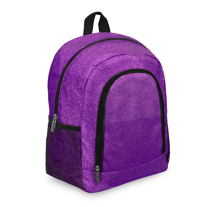 Small Size Purple Glitter NGIL Backpacks For Gymnastics and Cheer Competition