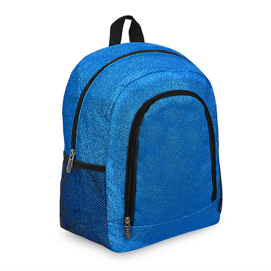 Small Size Royal Blue Glitter NGIL Backpacks For Gymnastics and Cheer Competition
