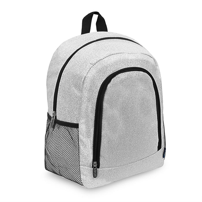 Small Size Silver Glitter NGIL Backpacks For Gymnastics and Cheer Competition