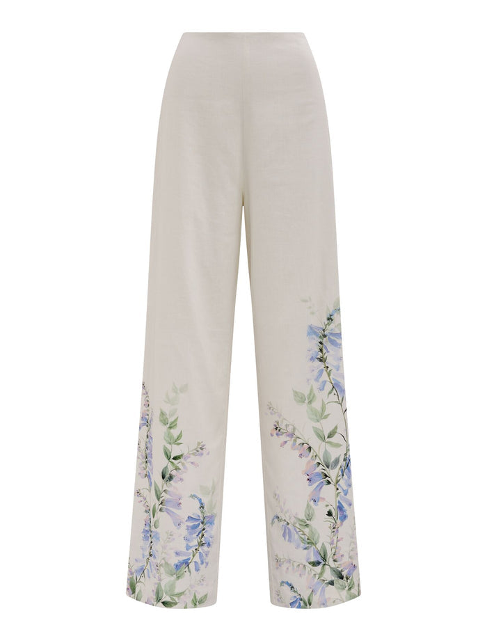 Soleil Floral Placement Print Pants Forever New