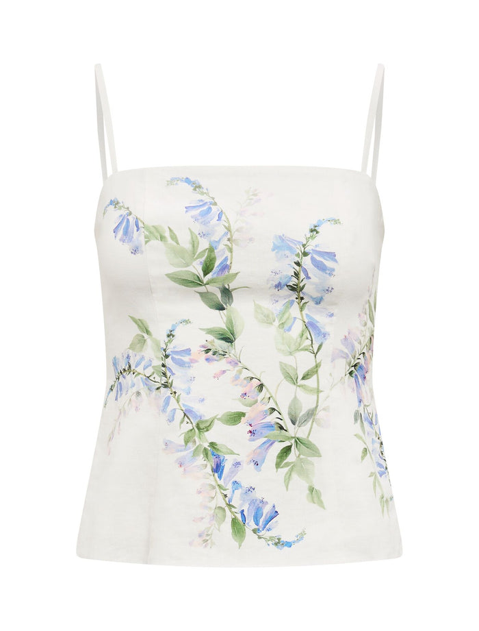 Soleil Placement Print Top Forever New