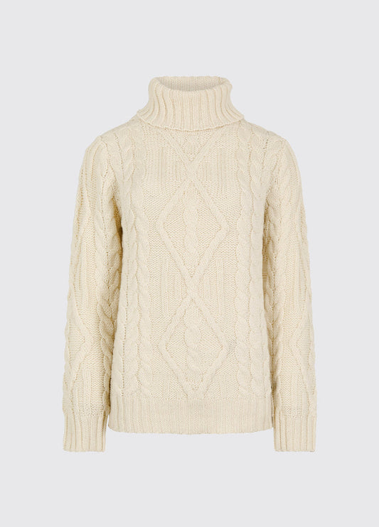 Somers Women’s roll-neck sweater - Cream