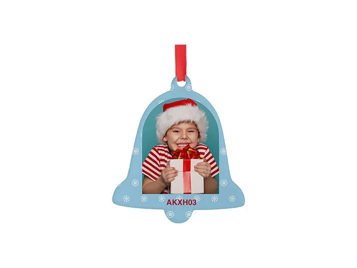 Sublimation Blank Acrylic Ornament (Bell, 7.6*7.6*0.4cm)