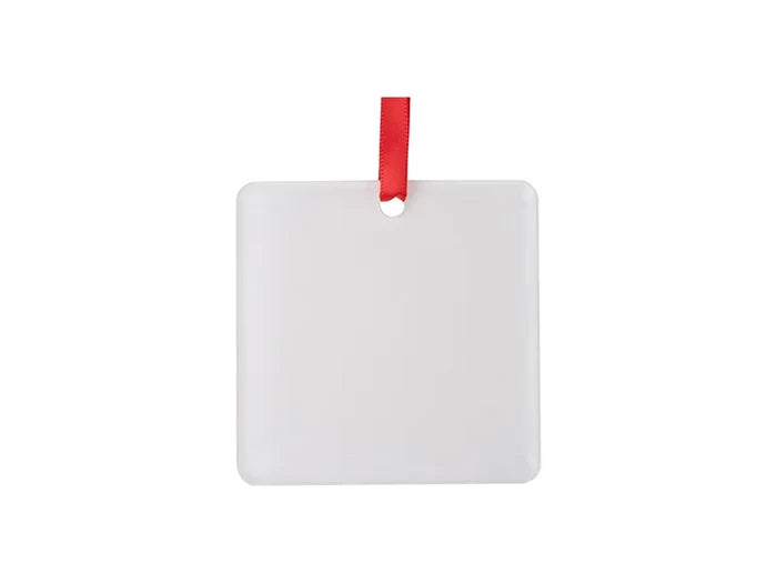 Sublimation Blank Acrylic Ornament (Square, 6.35*6.35*0.4cm)