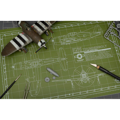 Tankraft Thunderbolt Model Builder's Cutting Mat - 12x18