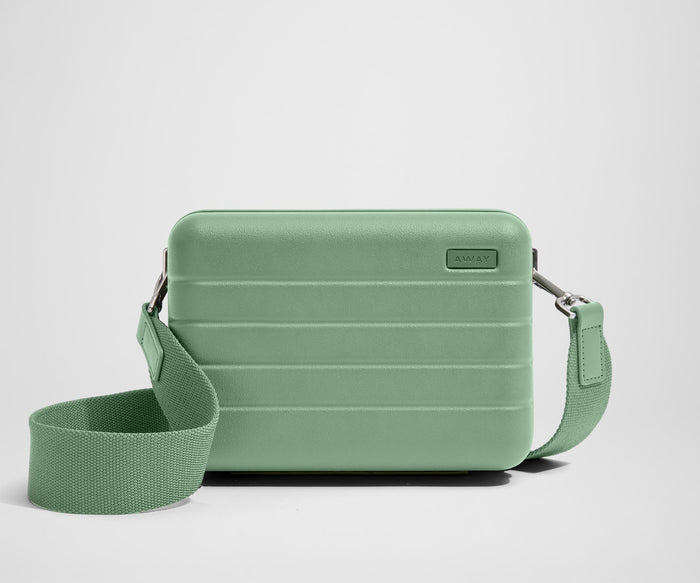 Front view of The Mini Crossbody with removable shoulder strap