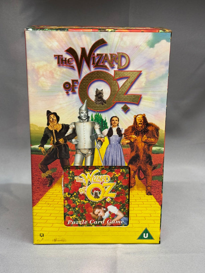 The Wizard of Oz Presentation Pack VHS Puzzle Card Game Sealed Cassette Judy Garland