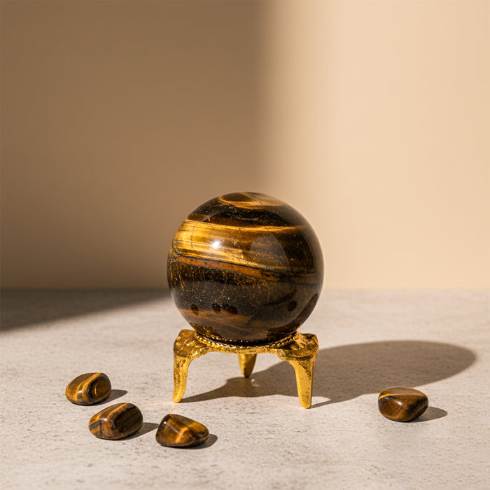 Tiger Eye Crystal Ball
