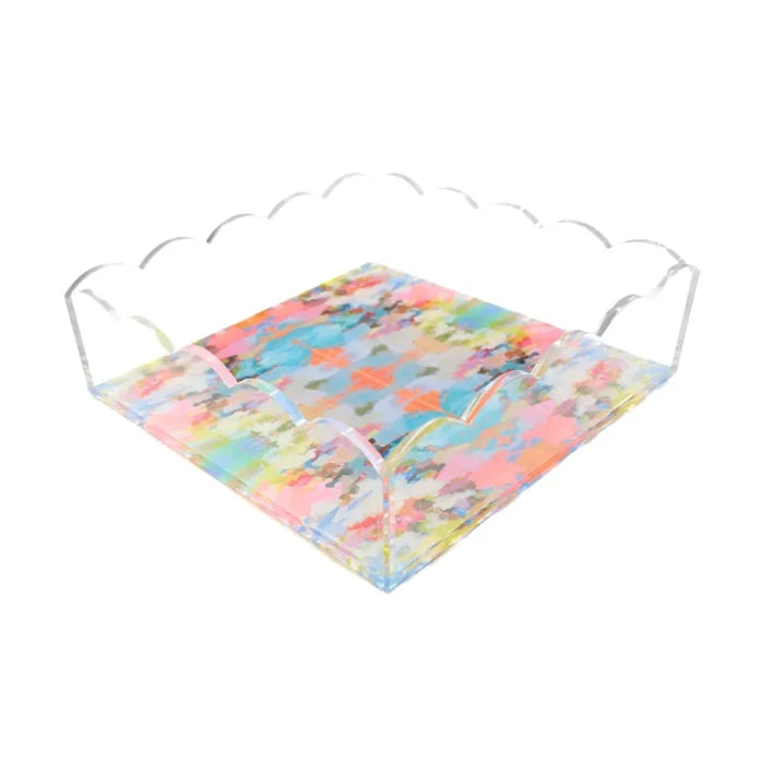 Tray Brooks Avenue Scalloped Small