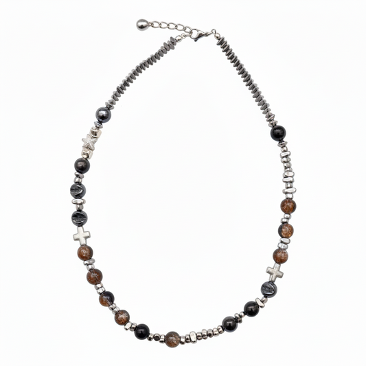 Tristack Bead Neckpiece by CRUX