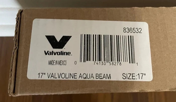 Valvoline 17" AQUA wiper blade 5 Pack