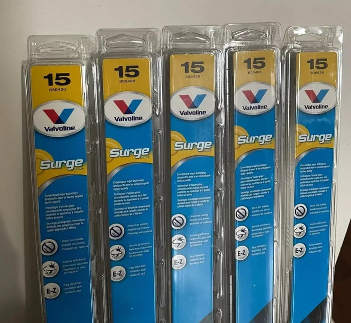 Valvoline Surge Front Windsheild Wiper Blade 15" - 5-Pack
