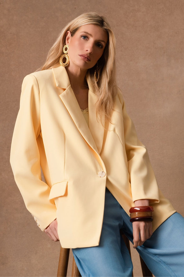 Veste de costume Wendy - Jaune