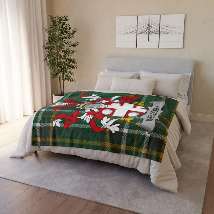 Cozy Christmas Tree Design Holiday Blanket