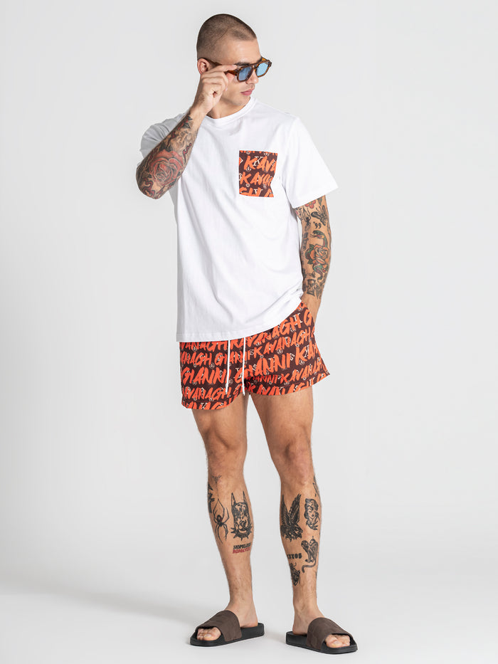 t-shirts / White Rebel Pocket Tee