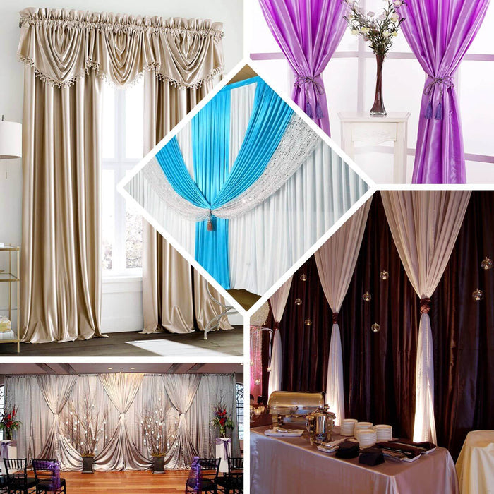Elegant curtain designs in various colors and styles for home decor inspiration.
