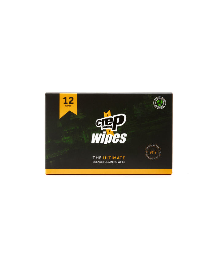 Crep Protect wipes for quick & easy sneaker cleaning on-the-go