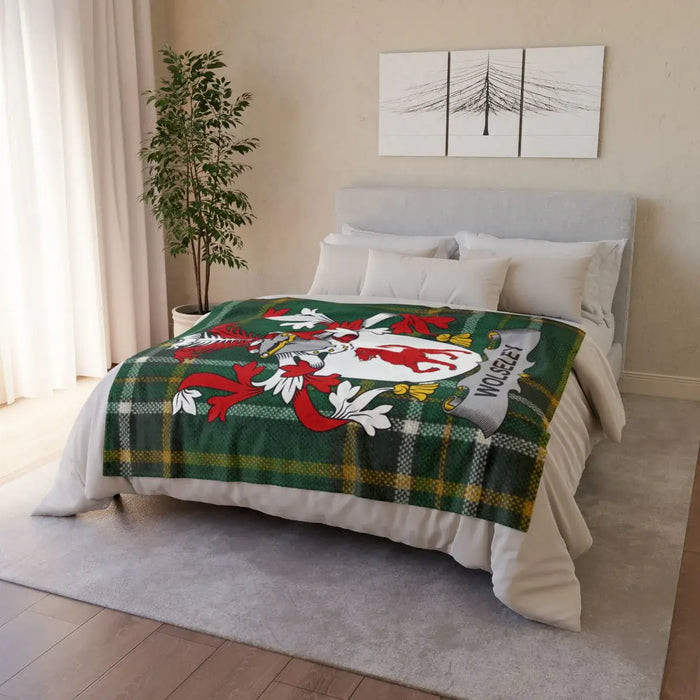Personalized Cozy Animal Print Blanket Bedding