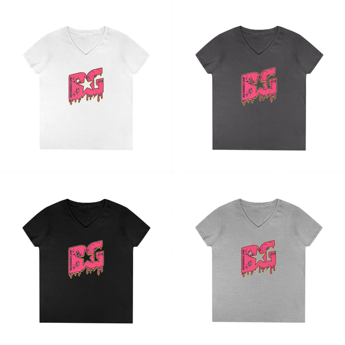Women's Drip V-Neck T-Shirt - Multiple Colors