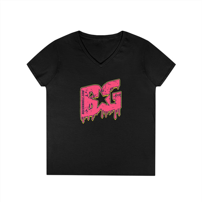 Women's Drip V-Neck T-Shirt - Multiple Colors
