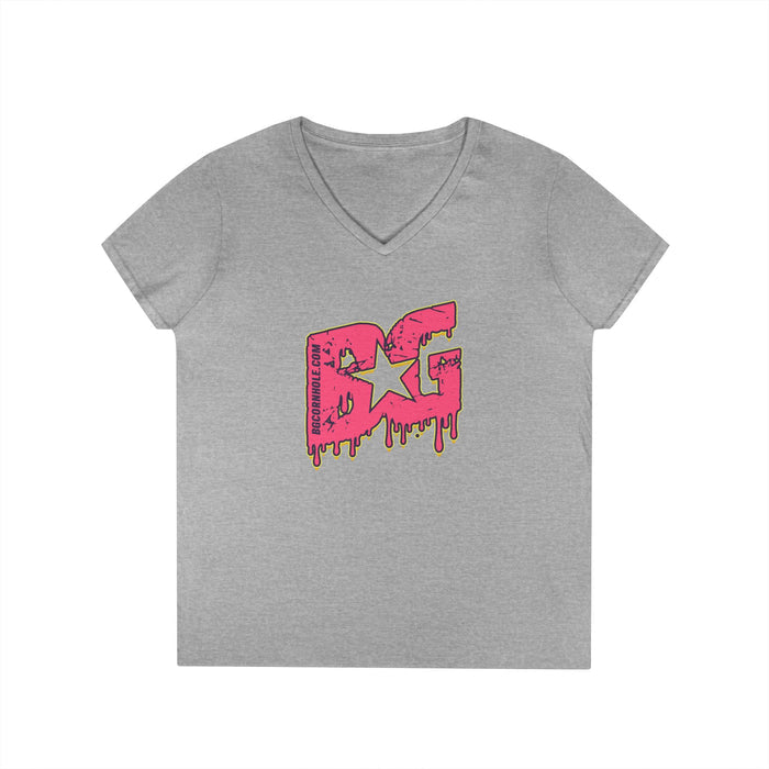 Women's Drip V-Neck T-Shirt - Multiple Colors