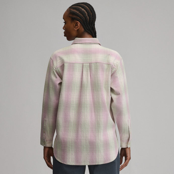 Women's Lowlands Boyfriend Overshirt-Light Pink-2