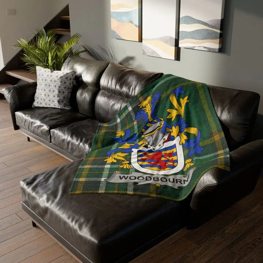 Woodbourne Family Crest Decorative Blanket