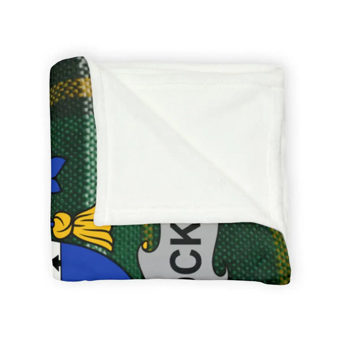 Cozy Warm Blanket with Unique Gem Shield Artwork