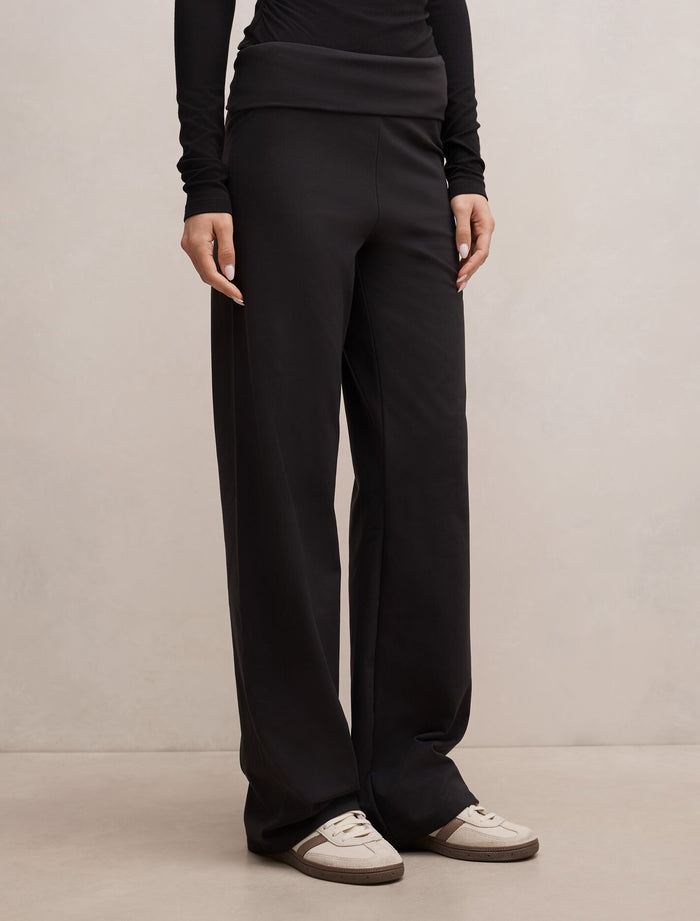 Wren Fold Waist Wide Leg Pants Forever New