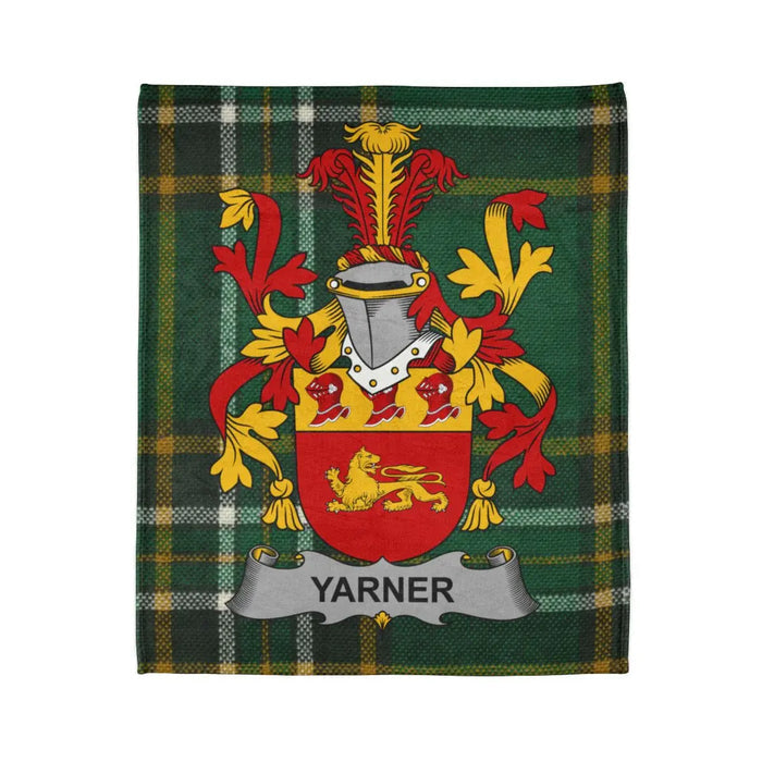 Yarner Family Plaid Tartan Shield Blanket